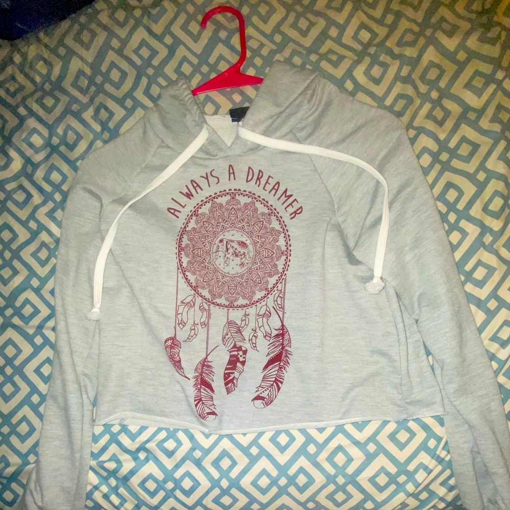 Dreamcatcher cropped hoodie